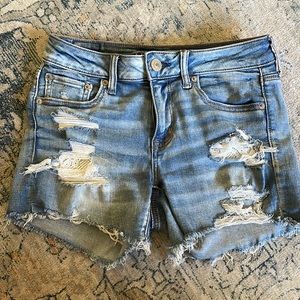 American eagle jean shorts